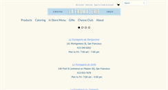 Desktop Screenshot of lafromageriesf.com